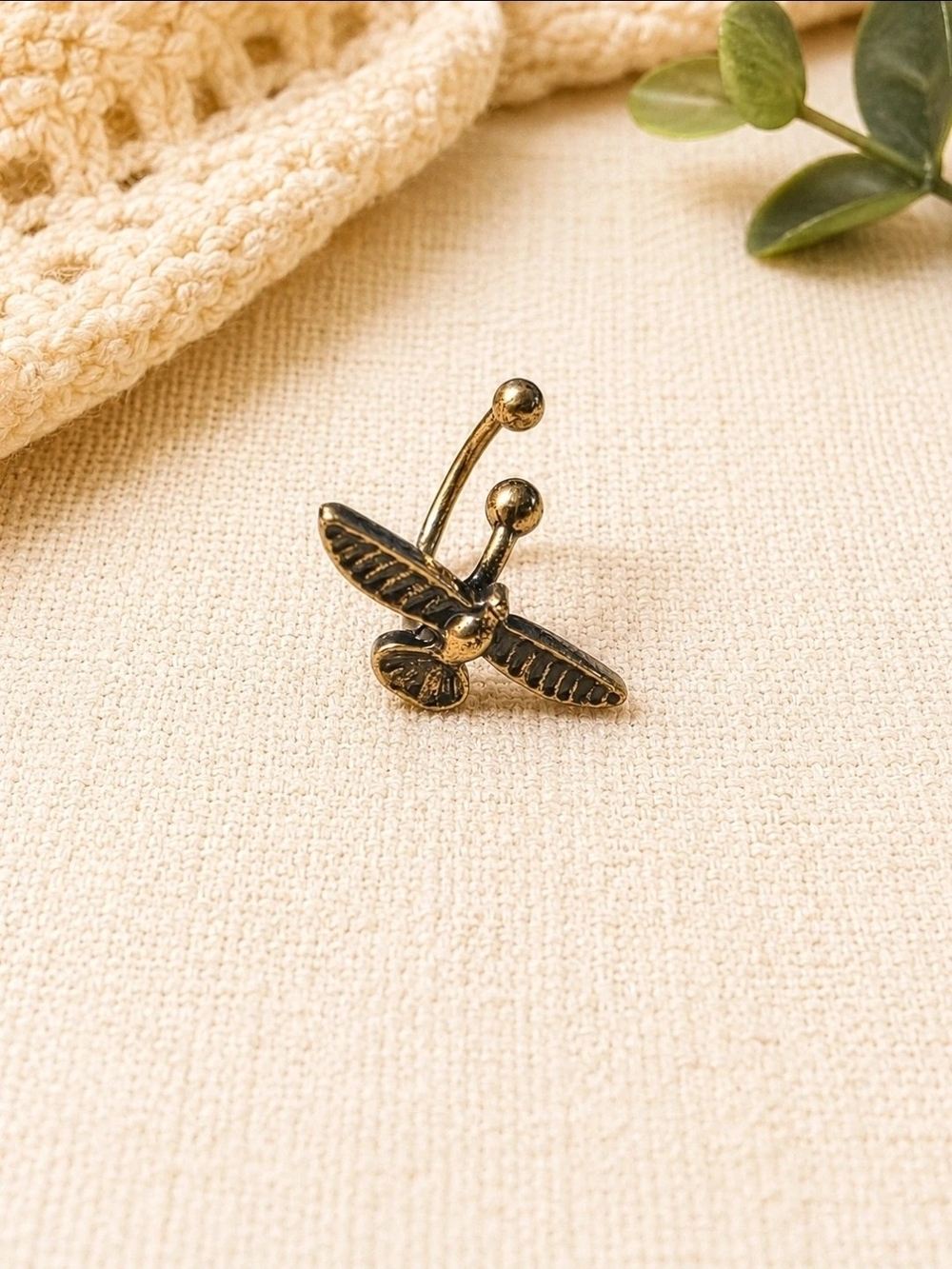 Paparrazi Vintage-Inspired Gold Soaring Sparrow Ear Cuff - Women Jewelry